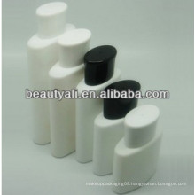 60ml 80ml 120ml 150ml 200ml Oblate PE bottle with screw cap